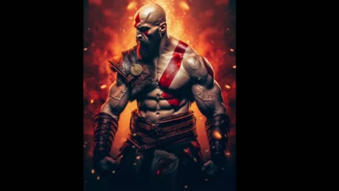 God of war kratos images generated by AI