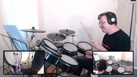 Keith Carlock 32nd Note Drum Lick - Practice ideas from my drum room...