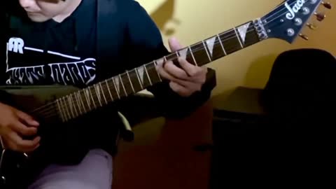 B Minor rock Instrument (learn small melody guitar technique)