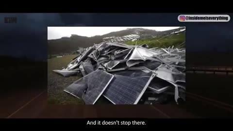 HAZARDOUS WASTE PANELS REMOVED FROM THEIR ROOF TOPS