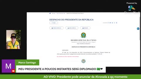 Bolsonaro pode anunciar Intervenção a qq momento - Live de 272 mil visualizações no YouTube