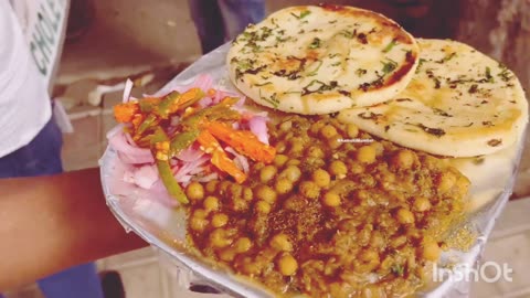 Very Rare Chole Kulche Stall in South India