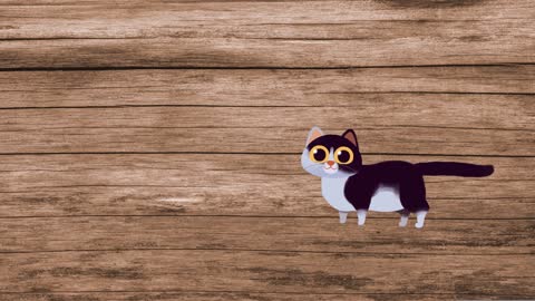 My cute little cat... My first animation video about my real cat