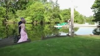 Photographer loses camera at lakeside wedding