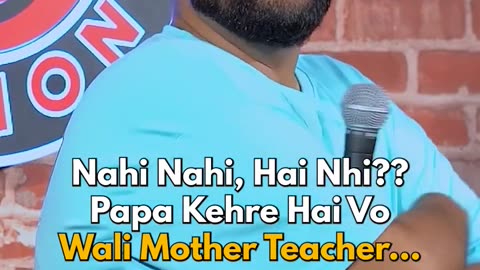Mother Teacher| Standup Comedy by Inder Sahani