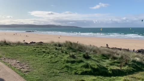 Cornwall, Godfrey and Gwithian beach a nature walk Bangladeshi dad london UK visit Cornwall