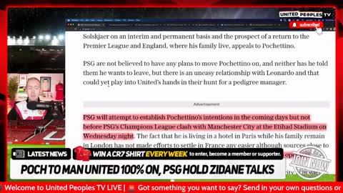 POCH 100% On: United Moving FAST, PSG Hold Zidane Talks | Man Utd News