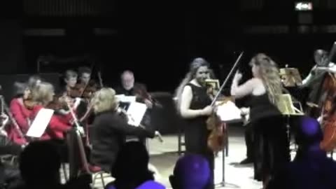 Telemann, Viola concerto, 1st movement - Allegro. Monica Cuneo, viola