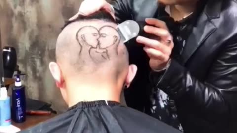 Barber+ Painter, Amazing, First time on your screen.Watch Till End & Enjoy.