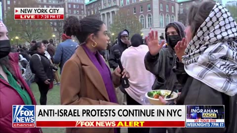 University Pro-Palestine Protesters Refuse To Speak To Reporter, Directs To 'Media Team'