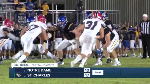 FNF22 Semifinals St. Charles at Notre Dame