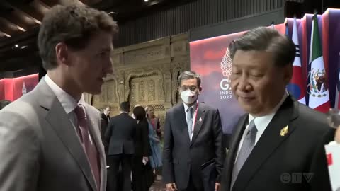 Chinese President Xi confronts Justin Trudeau over G20 talks being 'leaked' to the press