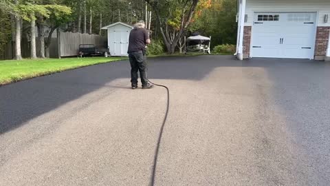 Professional Asphalt Spray Sealing: “The Really Dry One” Top Coats Pavement Maintenance