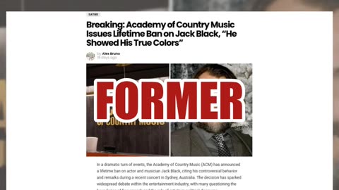 Fact Check: Jack Black Did NOT Receive Lifetime Ban From Academy Of Country Music