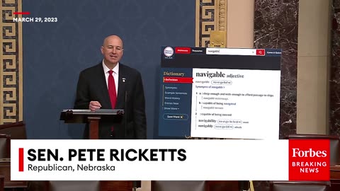 ‘Quite Frankly, It’s Embarrassing’- Pete Ricketts Castigates Biden Over WOTUS Rule