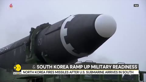 North Korea fires missiles after US submarine arrives in South _ World News _ WION