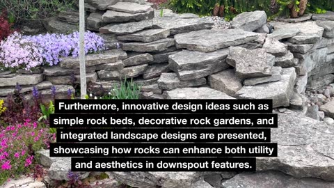 Downspout Ideas Using Rocks