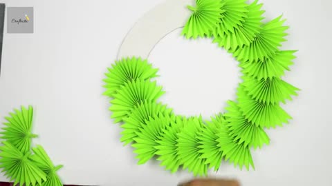 Paper Christmas Wreath | How To Make Christmas Wreath | Christmas Decorations Ideas