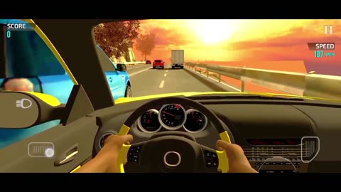Traffic Driving Car Simulator - Sports Car Highway Racing 3D - Android GamePlay