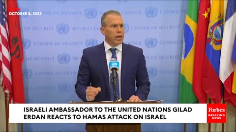 'Just Like Nazi Death Squads'- Israeli UN Ambassador Gilad Erdan Details Hamas 'War Crimes'