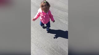 Little Girl Is Terrified Of Her Groundhog's Day Shadow