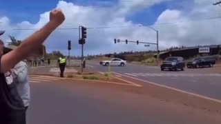 Maui residents gave Joe Biden a warm welcome to Hawaii today