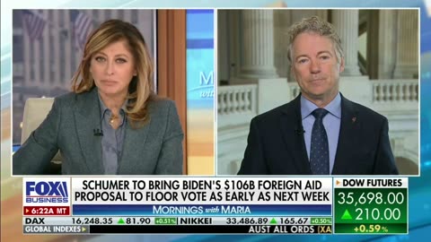 Dr. Rand Paul Discusses $100B+ Foreign Aid Package on Mornings with Maria – 11/30/23