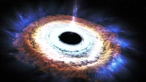 NASA Massive Black Hole Shreds Passing Star