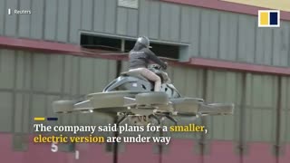 Like Star Wars_ Worlds first flying bike made in Japan debuts in the US