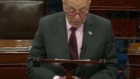 Chuck Schumer: "Before the day is over, every member of this body will make a choice"