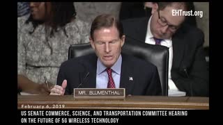 US Senator Blumenthal Raises Concerns on 5G Wireless Technology Health Risks at Senate Hearing