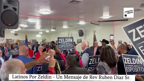 Rev. Ruben Diaz Sr. Life Long Latino Democrat / Former Senator Endorses Zeldin for NY Gov
