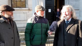 Galway courts with Dara and Dave. Fake charges and attack on journalism.