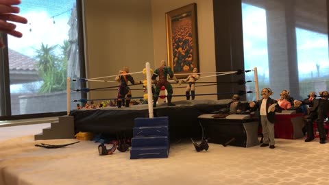 Action, figure wrestling battle lines pay-per-view