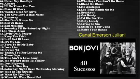 BonJovi (Banda)* - 40 Sucessos