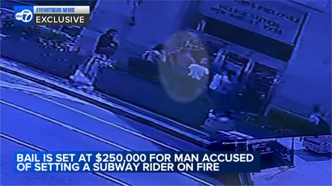 Man accused of setting subway rider on fire held on bail ABC News