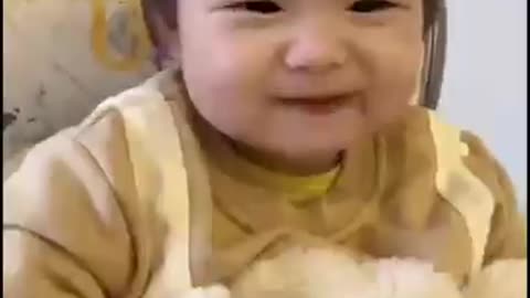 Cute baby laughing | pretty