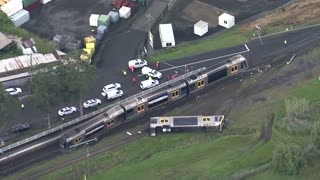 Passenger train derails in Australia