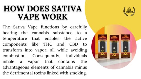Buy Sativa Vape from Gold Spectrum