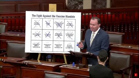 Sen. Mike Lee (R-UT) Continues Crusade Against Biden Vaccine Mandate