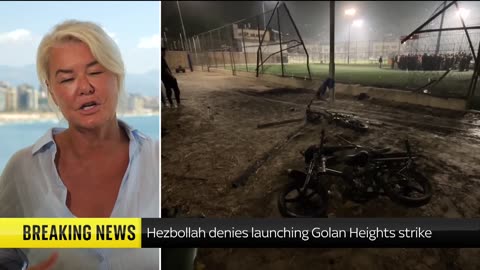 Golan Heights attack 'We're clearly at a very dangerous juncture'