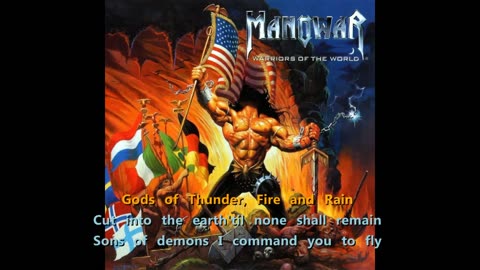 Manowar - Fight Until We Die [karaoke I command you to rise]