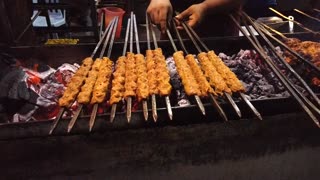 Making of Seakh Kebabs in Pakistan. This and That Florida USA