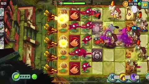 Plants vs Zombies 2 Lost City - Day 28