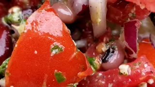 Beans Tomatoes Salad | Eat Clean & Healthy