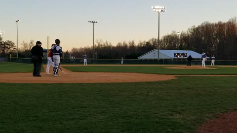 Kyle Kirkland CHS Clover JV Baseball Pitch 4, Game 1 Nafo