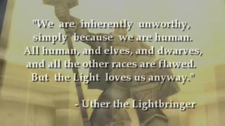 In memory of Uther the Lightbringer (Warcraft)