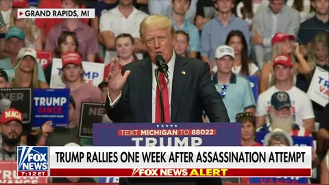 Trump rallies before 'packed' Michigan audience: Alexis McAdams| NATION NOW ✅