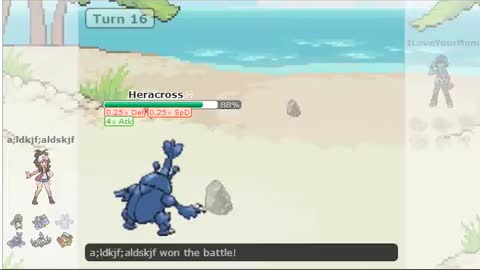 Pokemon online battle @2 [uu] Herracross w- Dat MOXIE BOOST