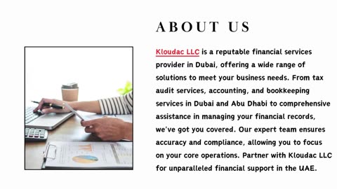 Best Auditors In Dubai | Kloudac